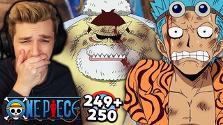 Franky's Backstory Is ROUGH... | One Piece Episode 249-250 REACTION