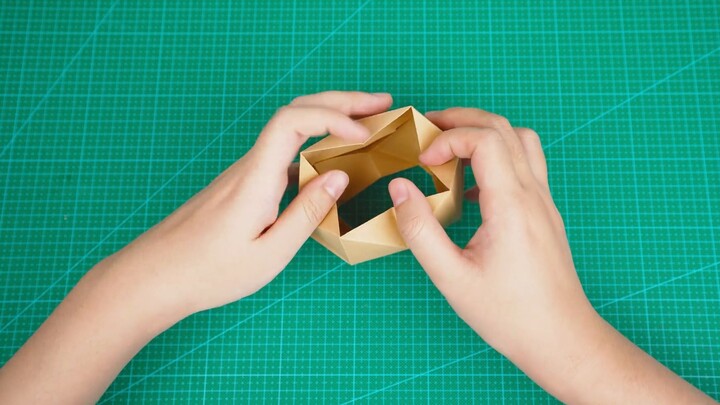 Origami dekompresi Tahun Harimau dapat dibalik tanpa batas, semakin Anda memutarnya, semakin menyena