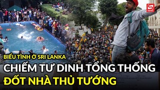 Người biểu tình ở Sri Lanka chiếm tư dinh tổng thống, đốt nhà thủ tướng