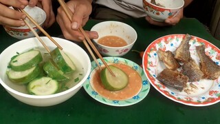 Bầu Luộc Chấm Chao Khô Lù Đu Ngào Giấm Đường| TKQ T428