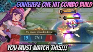 How To Use Guinevere 2022 Best Complete Guide • Best Emblem Setup • One Shot Combo Build • MLBB✓