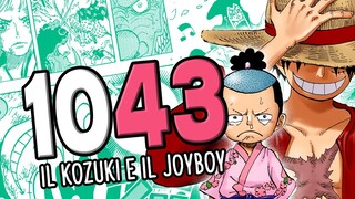 ONE PIECE 1043: IL KOZUKI RISOLUTO FA TORNARE IL JOYBOY, DIO DEL TAMBURO