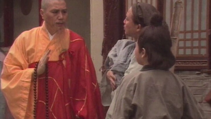 A child accidentally bumped into a monk, only to hear the monk bluntly say the boy was doomed—but in