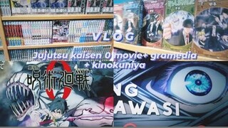 Jujutsu kaisen 0 movie, gramedia and kinokunyia vlog 🎥😋 || grand indonesia