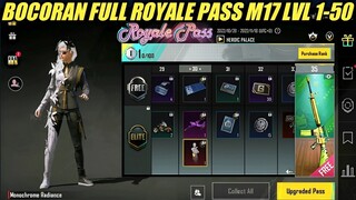 Bocoran Full RP M17 Level 1-50 | Pubg Mobile