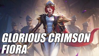 Glorious Crimson Fiora - Wild Rift