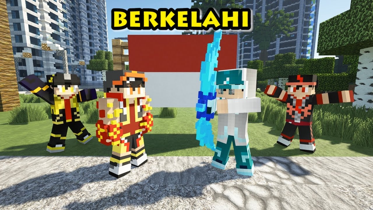 Boboiboy Nyasar Di Indonesia Ice Blaze Malah Berantem Minecraft Boboiboy Mod Bilibili