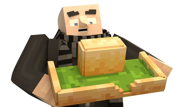 I recreated a famous scene from Despicable Me 2 in Minecraft.