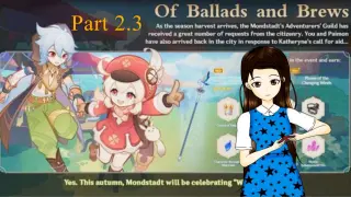 Genshin Impact Ballads and Brews Continues... Part 2.3