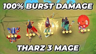 Tharz 3 Mage 100% Burst Damage!! Combo Terkuat Magic Chess