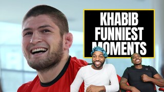 khabib nurmagomedov funny 😂😂and gansta moments (REACTION)