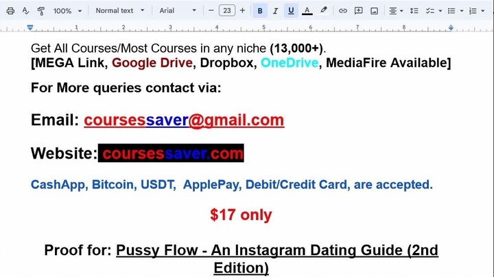 Pussy Flow - An Instagram Dating Guide (2nd Edition)