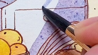 แสงแดดยามบ่ายที่วาดด้วยดินสอ