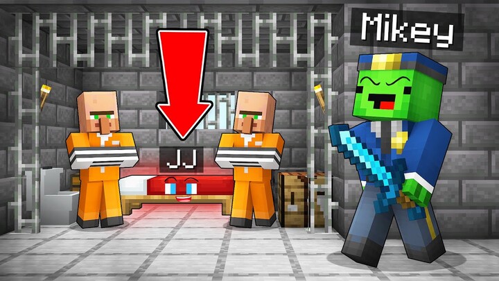 Mikey vs JJ Hide & Seek inside a Prison in Minecraft (Maizen)