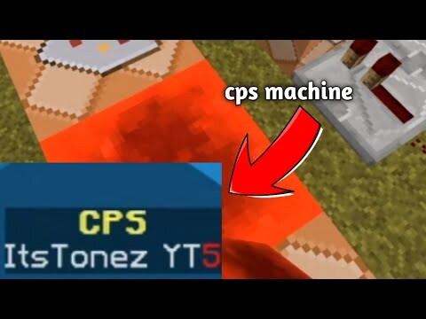 How to make a CPS machine in Minecraft