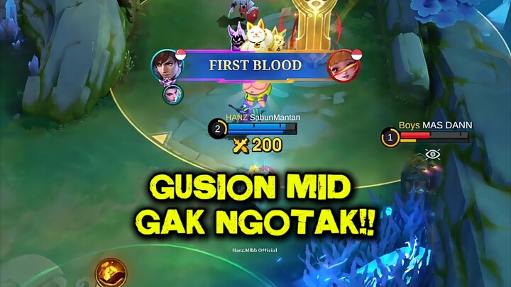 Gusion Mid OP Banget!