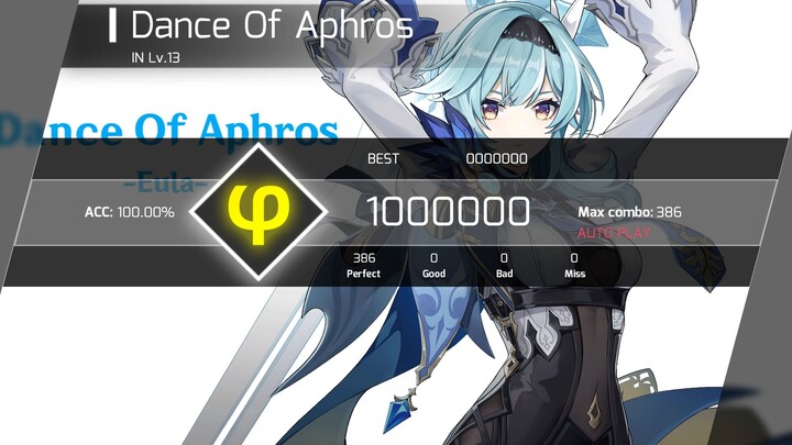 [Phigros self-made score / Genshin Impact Yula] Feel the charm of Yula's dance in Phigros! Dance Of 