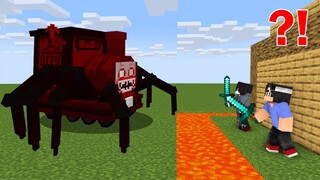 Choo Choo Charles VS Security House | Minecraft PE