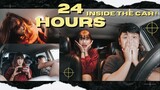 24 Hours INSIDE THE CAR Challenge! MINULTO KAMI!