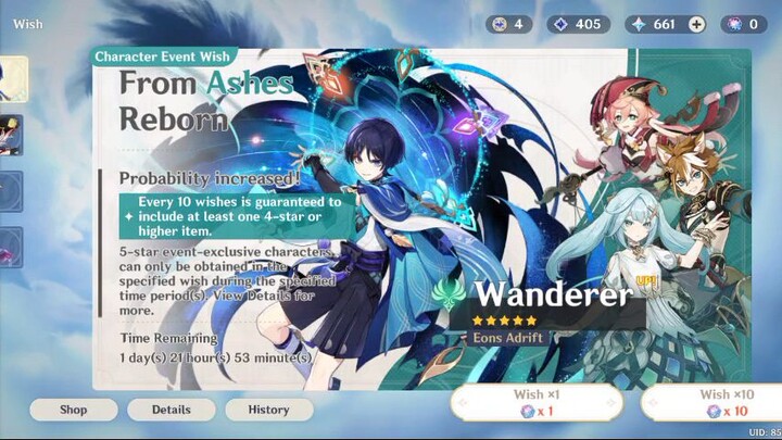 Wishing On Venti's Statue