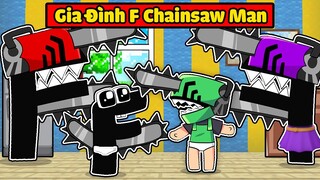 SẦU RIÊNG 1 NGÀY SỐNG CÙNG GIA ĐÌNH F CHAINSAW MAN TRONG MINECRAFT*SẦU RIÊNG QUỶ CƯA F ALPHABET