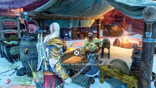 Sindri explains why Brok is banned in Alfheim - God of War Ragnarok