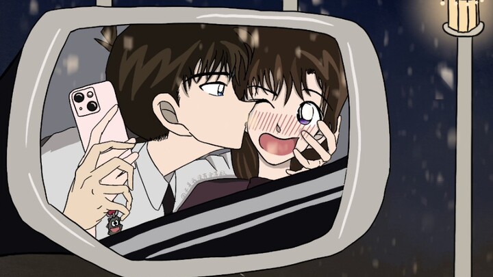 [ Detective Conan / Shinran] Shinran and Conan are so sweet, this drawing is so beautiful, I really 