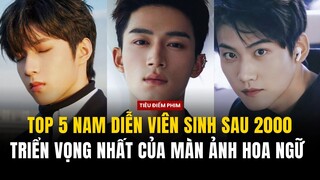 DÀN DIỄN VIÊN NAM SINH SAU 2000 ĐẦY TRIỂN VỌNG CỦA CBIZ: Vương Tinh Việt, Lưu Diệu Văn, Châu Kha Vũ