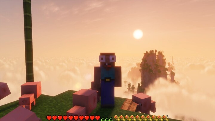 Ketika kamu punya teman yang suka membangun rumah di puncak gunung