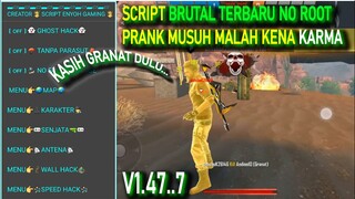 Script Brutal Pertamax V3 Full Fiture, Prank Musuh Sampe Kena GRANAT Sendiri !!