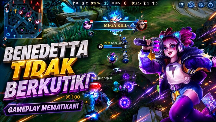 Lylia bikin Benedetta jadi Feeder | MLBB MOBILE LEGEND