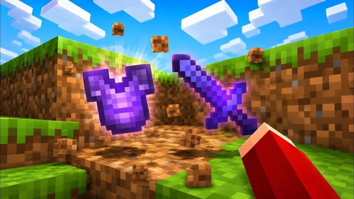 Minecraft, But Dirt Drops OP Items!