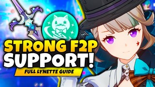 BEST LYNETTE BUILD! Complete Lynette Guide & Build [Artifacts, Weapons & Teams] - Genshin Impact