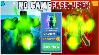 UNLOCKING NEW RANK W/ GAMEPASS VS NON GAMEPASS PLAYER ⚡️Ninja Legends (ROBLOX)