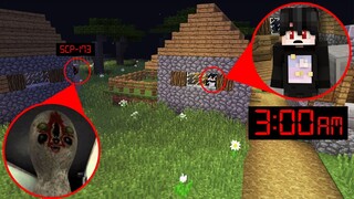 ถ้าเกิด!! แอบดูหนังตอนตี3 แต่กับเจอ SCP-173รูปปั้นมรณะ - (Minecraft สิ่งแปลกๆ)