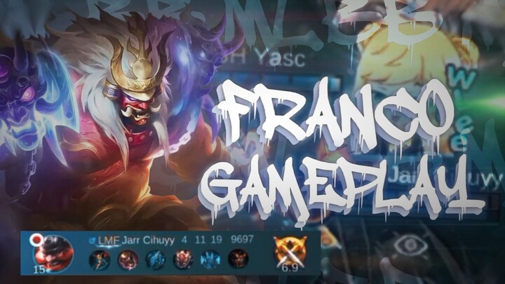 Akhirnya ada waktu ngedit wkwk, MLBB Gameplay Franco
