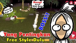 KOCAK!! Pocong nya bisa FreeStyle & Bocil nya Banyak Bacod - Simulator Pocong Vs Bocil 3D