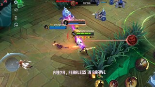 Freya , fearless in Brawl