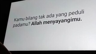 kamu punya Allah,itu sudah cukup😊