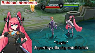 Suara Layla Skin Miss Hikari Bahasa indonesia || Mobile Legends