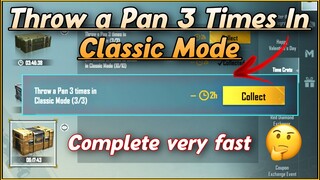 Throw a Pan 3 Times In Classic Mode | Time Crate Event