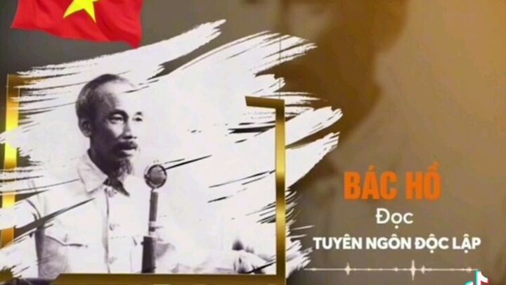Bác Hồ Đọc bản tuyên ngôn độc lập