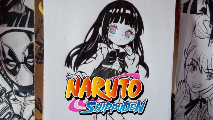 [SPEED DRAWING] Hinata Hyuga - Naruto Shippuden
