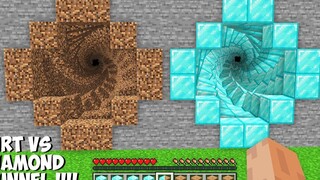 อุโมงค์สุดแปลกที่จะเลือก DIAMOND VS DIRT ใน Minecraft ใหม่ สาปแช่ง !