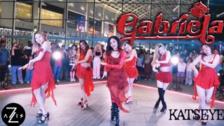 【Z轴舞团】美绝了！katseye瞳最新曲Gabriela高质量一镜到底路演翻跳