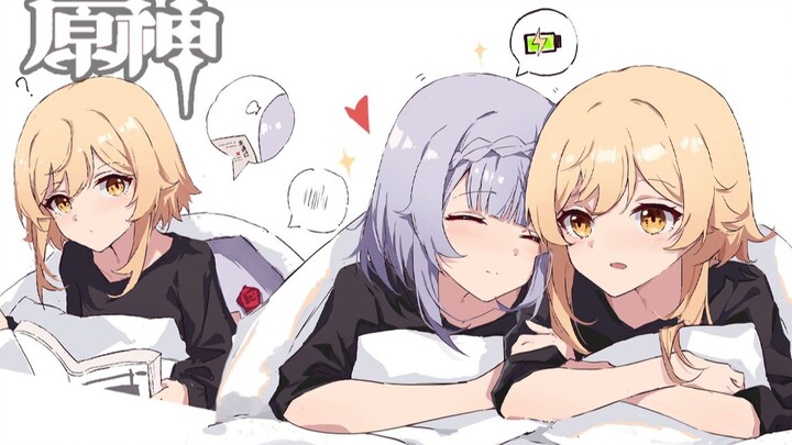 [Genshin Impact] Noelle and Yingmei charging stickers~