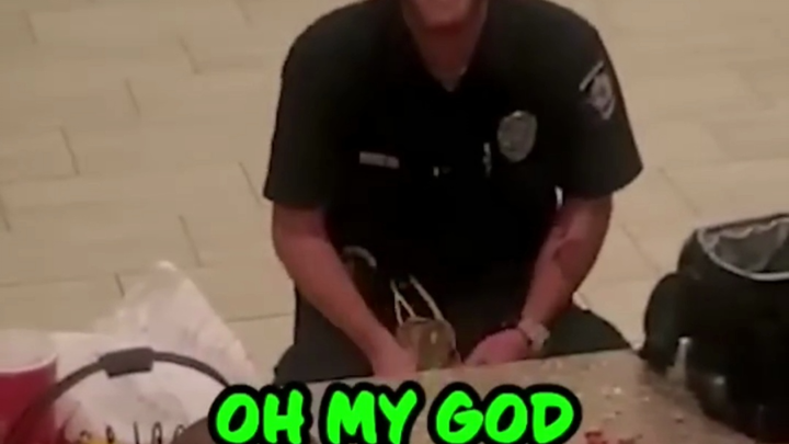 It’s a contest to see whose head shines brighter—and as soon as he pulls out his flashlight, I know 