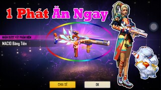 Hướng Dẫn Quay Báu Vật  Ở Vòng Quay Vũ Khí Và Cái Kết Mac10 | Free Fire