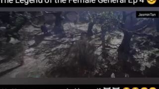 The Legend of the Female General Ep 4 😎 He Yan  was surrounded by wolves 🥺🐺