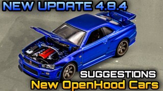 New Update 4.8.4 | New OpenHood Cars in Car Parking Multiplayer New Update Suggestions